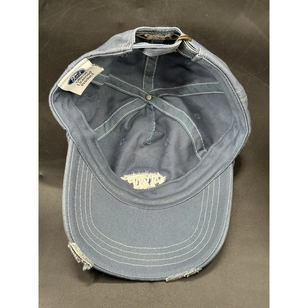 Ford Racing cap 1901 distressed blue embroidered One Size‎ strap back